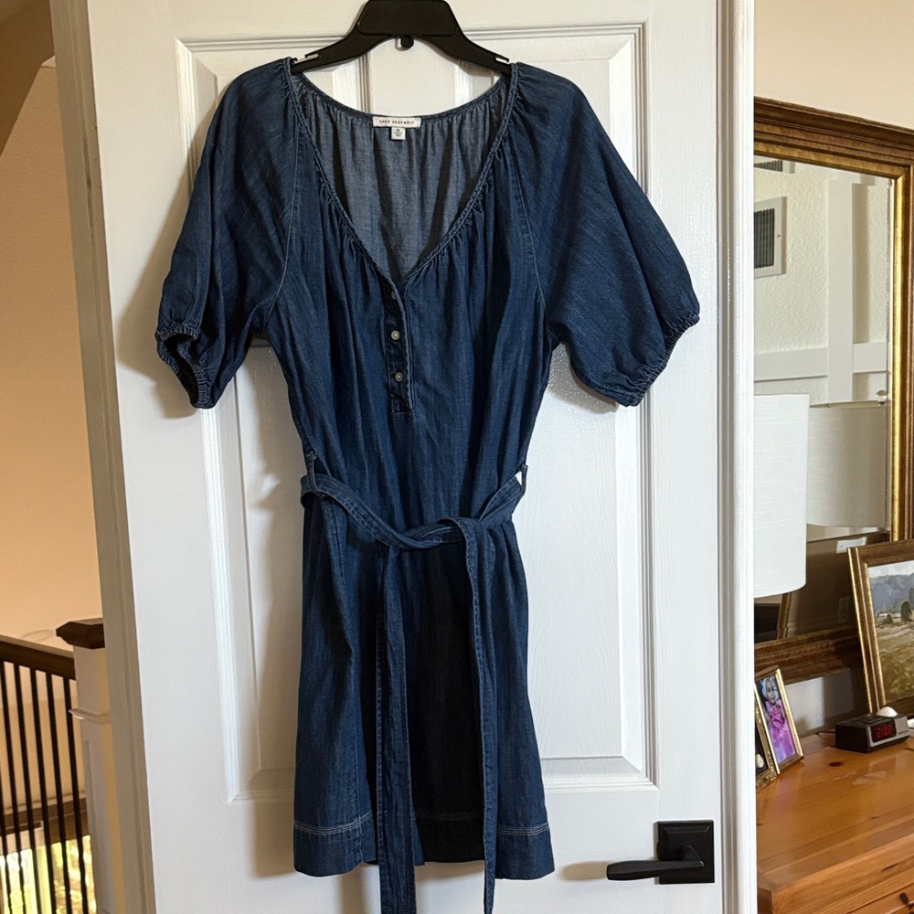 Stylish Blue Denim Mini Dress